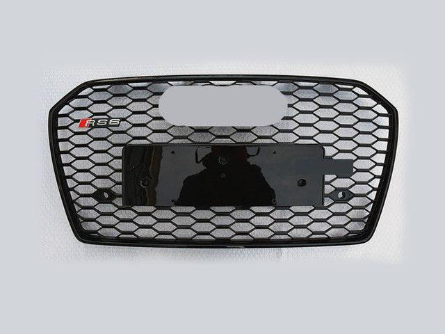 Audi A6 LIFT C7 2015-2018 Front Grill, Honeycomb Grill, RS6 Black Style